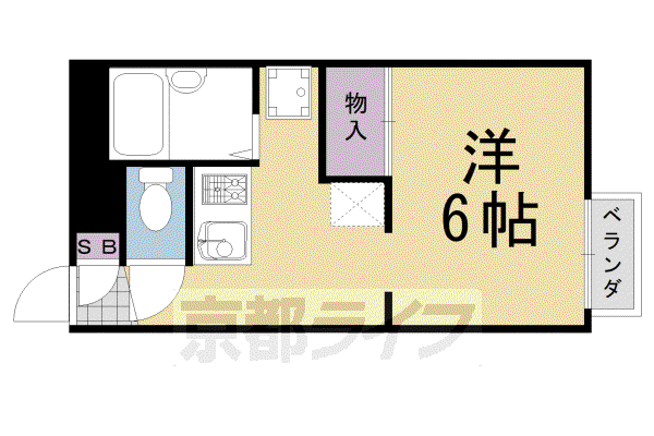 レオパレスライフタナカ(1K/2階)の間取り写真