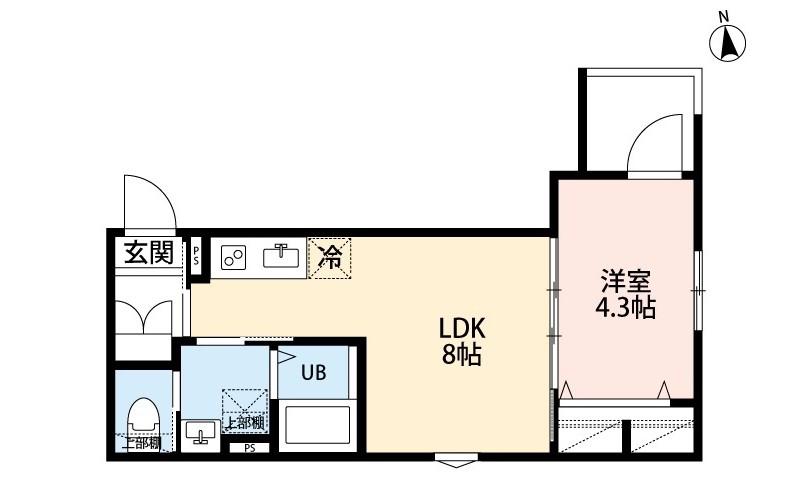 スマートメゾン八広(1LDK/3階)の間取り写真