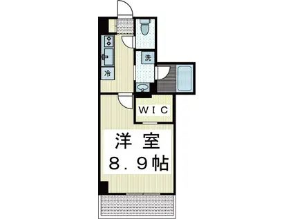 DIAMANTE KOJIYA-ディアマンテコウジヤ-(1K/5階)の間取り写真