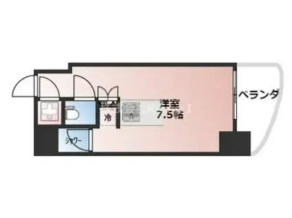 創空 KYUTARO(ワンルーム/2階)の間取り写真