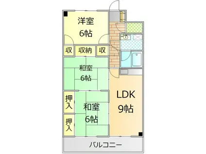 フィオーレ御殿場(3LDK/2階)の間取り写真