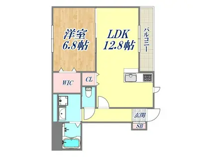 ID-HOME(1LDK/1階)の間取り写真