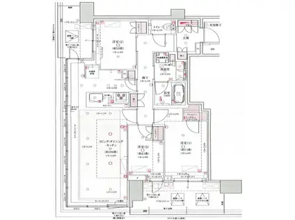 BRILLIATOWER箕面船場TOP OF THE HILL(3LDK/5階)の間取り写真