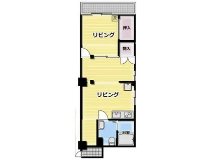 TAS椎名町レジデンス(2LDK/4階)の間取り写真