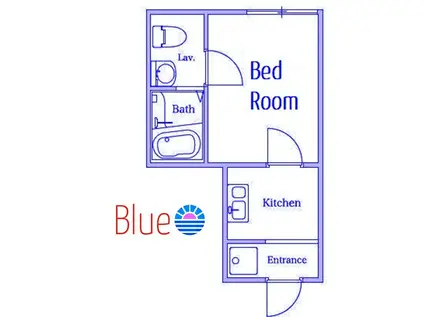 ソフィアエヌ湘南平塚(1K/3階)の間取り写真