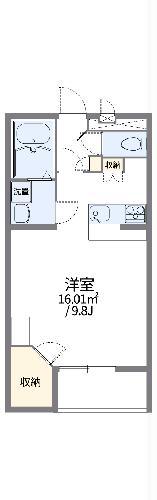 レオパレスYK STYLE(1K/2階)の間取り写真