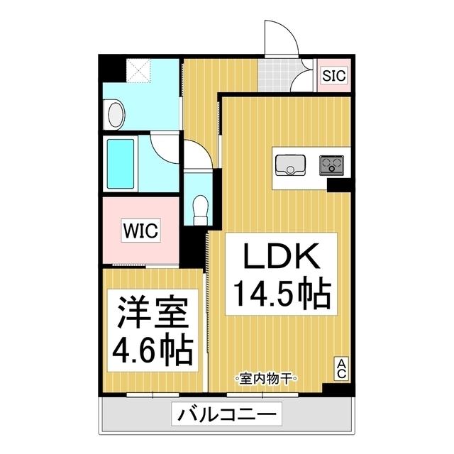 シャーメゾン マーガレット(1LDK/1階)の間取り写真