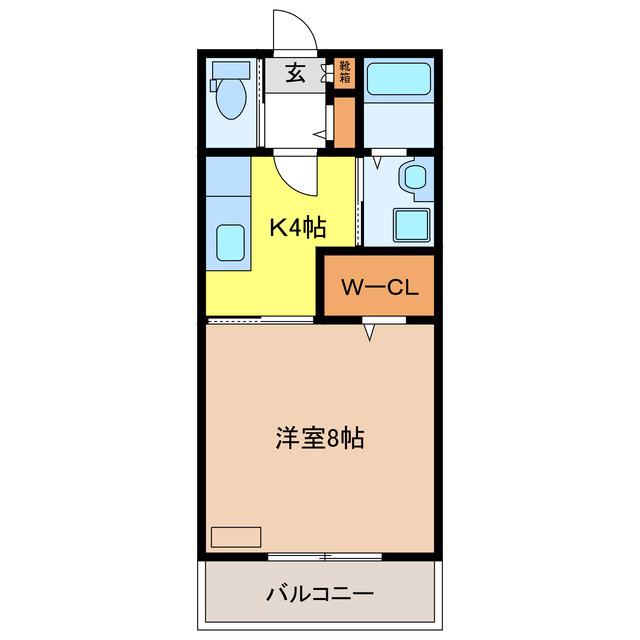 ETERNITY HOME(1K/1階)の間取り写真