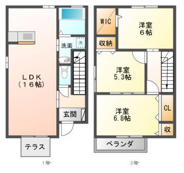 サニーコート(3LDK/1階)の間取り写真