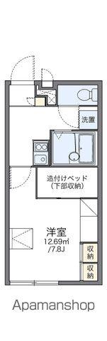 レオパレスK南片江(1K/1階)の間取り写真