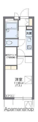 レオパレス向陵西(1K/3階)の間取り写真