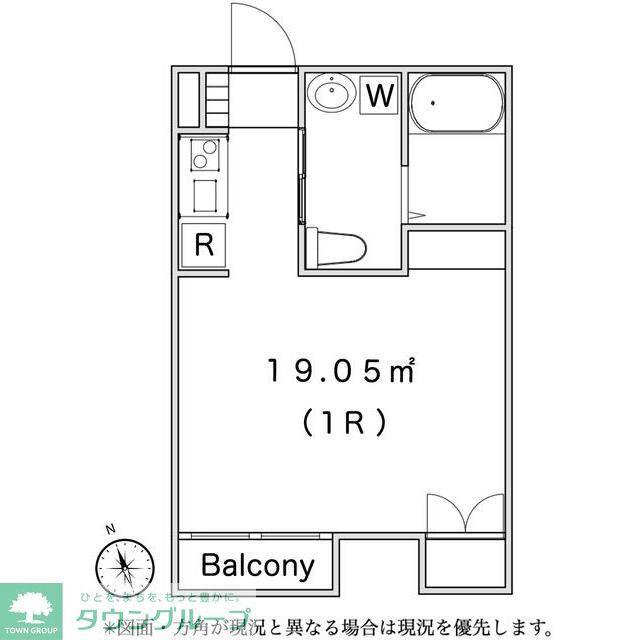 GATTINA(ワンルーム/3階)の間取り写真