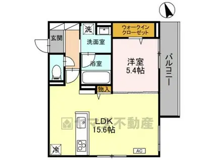 RE TORSIA南大通(1LDK/3階)の間取り写真
