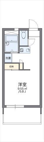 レオパレス住吉弐番館(1K/2階)の間取り写真