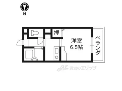 ハイメディア21(1K/3階)の間取り写真