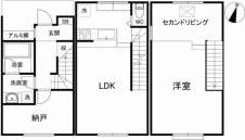 ウィステリア用賀(1SLDK/3階)の間取り写真