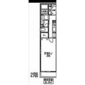 フォレスタ(1K/2階)の間取り写真