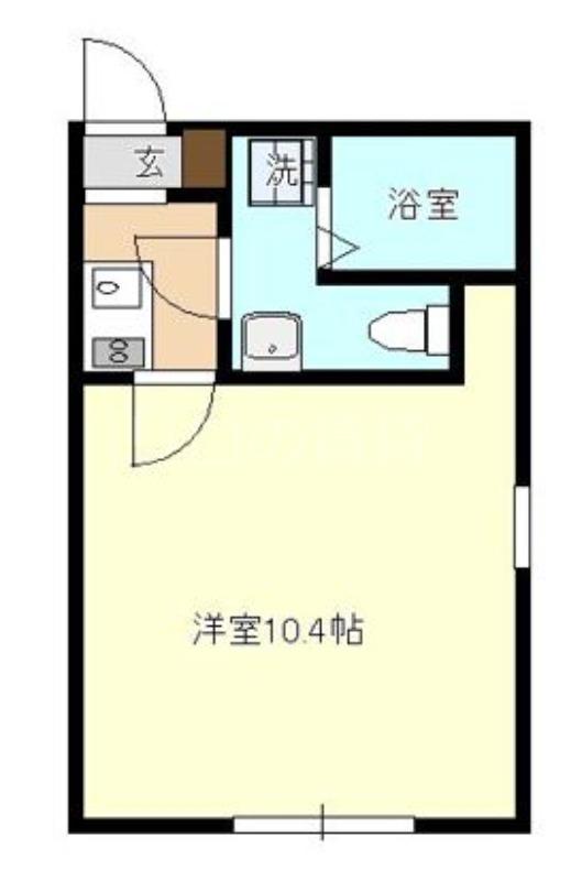 サニーコート(1K/1階)の間取り写真