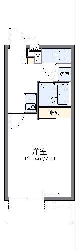 レオパレスルナ ルミエール与野(1K/3階)の間取り写真
