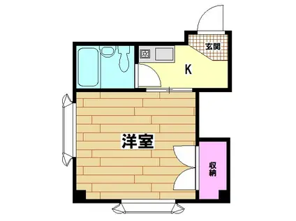 梅田ファニッシュメント(1K/1階)の間取り写真
