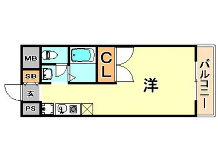 アーバンライフ藤田(ワンルーム/3階)の間取り写真