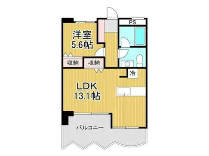 コナビレッジ(1LDK/4階)の間取り写真