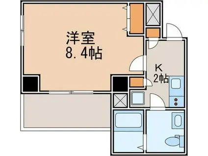 PRIMAL NAKANO(1K/2階)の間取り写真