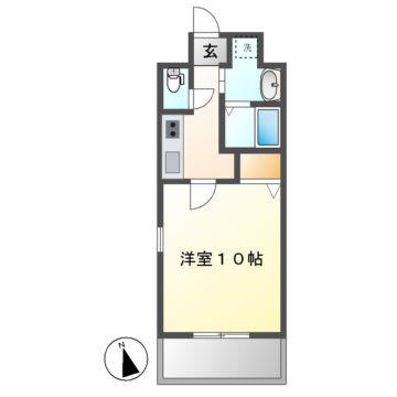 NEO JAPANESQUE出来町(1K/8階)の間取り写真