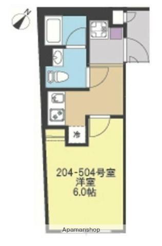 COMFORT YOKOHAMA(1K/4階)の間取り写真