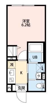 ROBOT HOME 大塚(1K/3階)の間取り写真