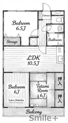 ソーシャルOMORIII(3LDK/3階)の間取り写真