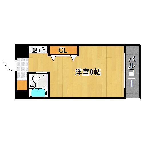 メゾンエトナ(ワンルーム/3階)の間取り写真
