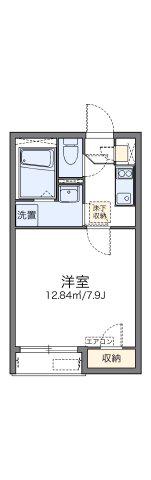 レオネクスト八田西(1K/1階)の間取り写真
