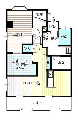 マンション善(1LDK/3階)の間取り写真