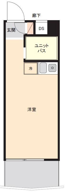 リフレ要町(ワンルーム/4階)の間取り写真
