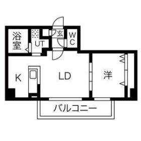 ネオレジデンス(1LDK/5階)の間取り写真
