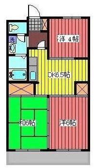 グレイスコート(3DK/3階)の間取り写真