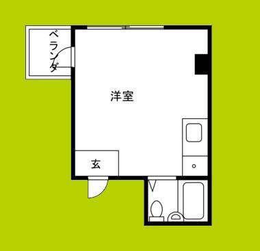 TAIHO ノーブル京橋(ワンルーム/5階)の間取り写真