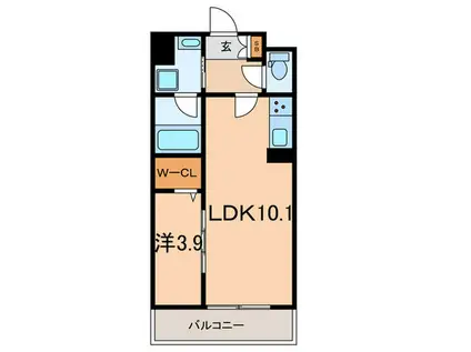 SUNLIGHT瀬谷(1LDK/1階)の間取り写真