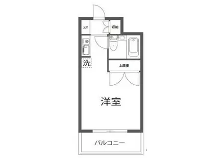 パーク・ノヴァ横浜阪東橋弐番館(ワンルーム/9階)の間取り写真
