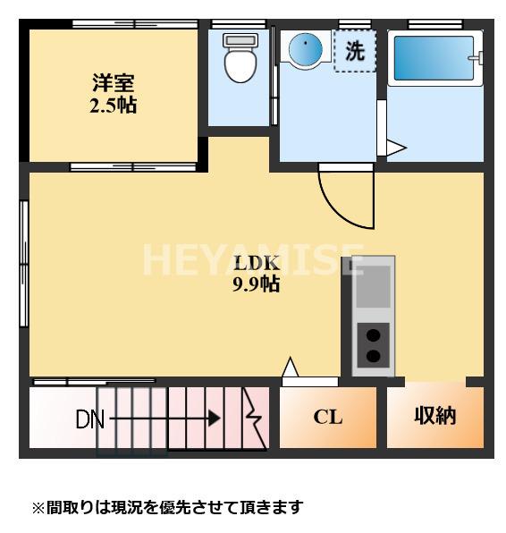 ピコラ カーサ(1LDK/2階)の間取り写真