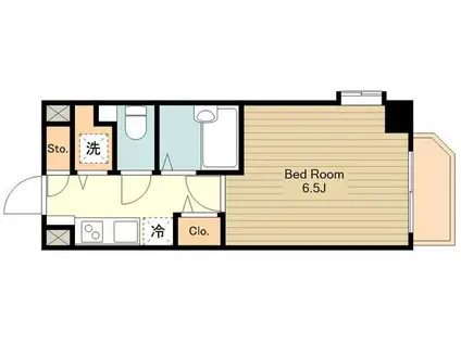 トーシンフェニックス吉祥寺クアトロ(1K/3階)の間取り写真