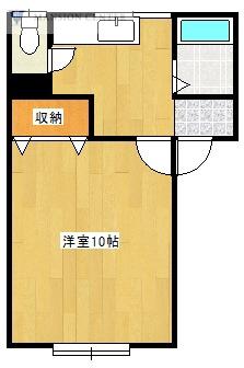 レジデンス中山III(1K/1階)の間取り写真