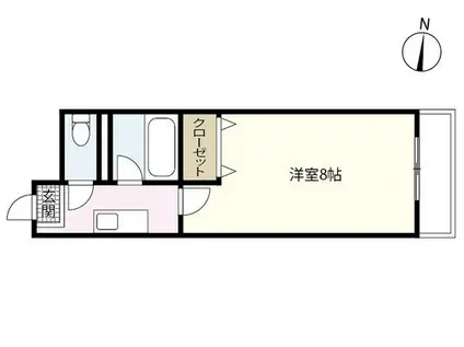 コンフォートNビル(1K/6階)の間取り写真