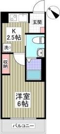 ラフィネ(1K/3階)の間取り写真