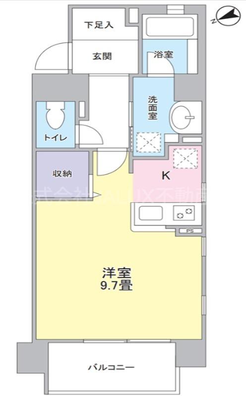 DREAM ATLAS 樹心(ワンルーム/3階)の間取り写真