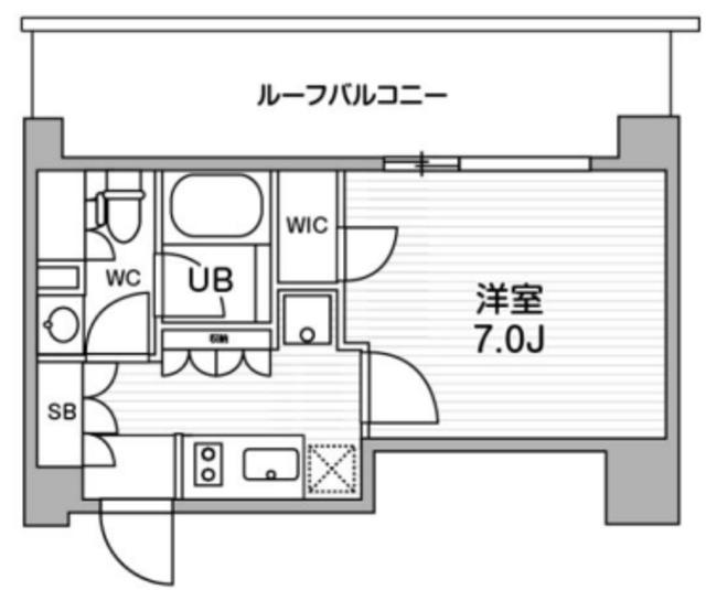ALTERNA東池袋(1K/8階)の間取り写真