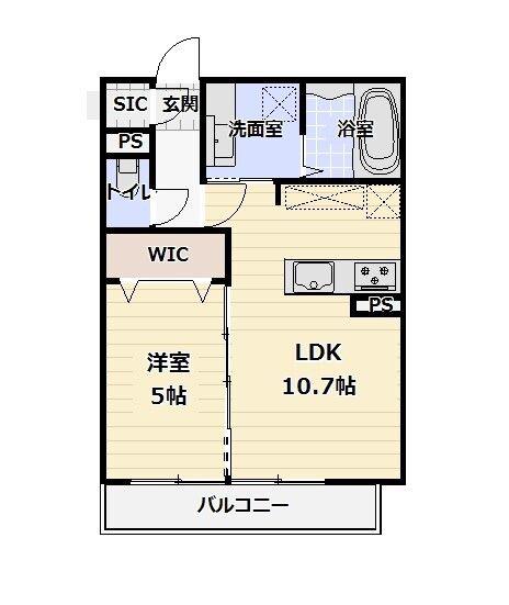ロイズパレス大豆塚(1LDK/2階)の間取り写真