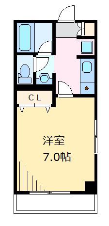 Jホーム経堂(1K/3階)の間取り写真