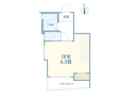 ON.大崎(ワンルーム/2階)の間取り写真